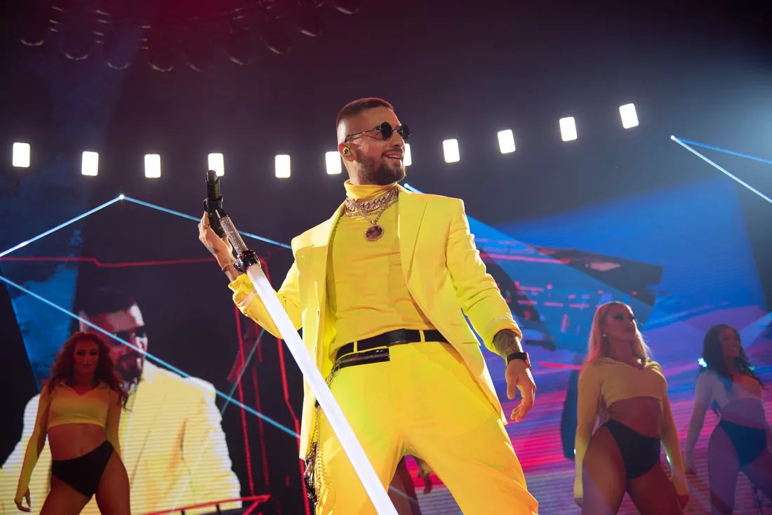 Maluma Paid Homage to the True Pioneers of Latin Urban Music at American Airlines Arena