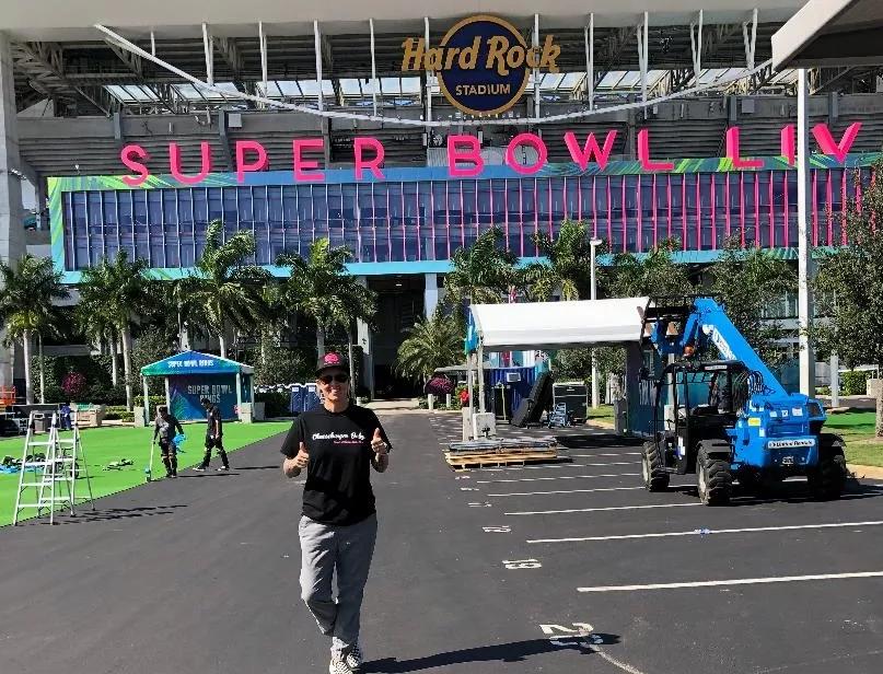 Cheeseburger Baby Makes It to Super Bowl’s Elite VIP Tailgate