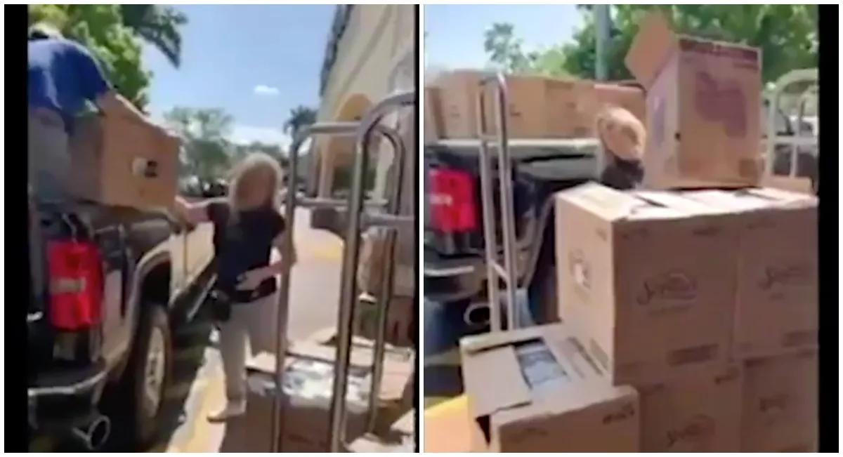 Florida Woman Yells, “Go, Donald Trump!” After Buying Out Store’s Toilet Paper