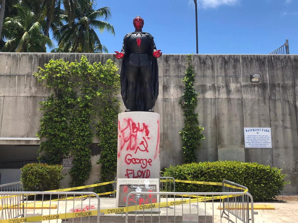 Gramps Owner Offers to Sink Columbus Statue Into the Sea