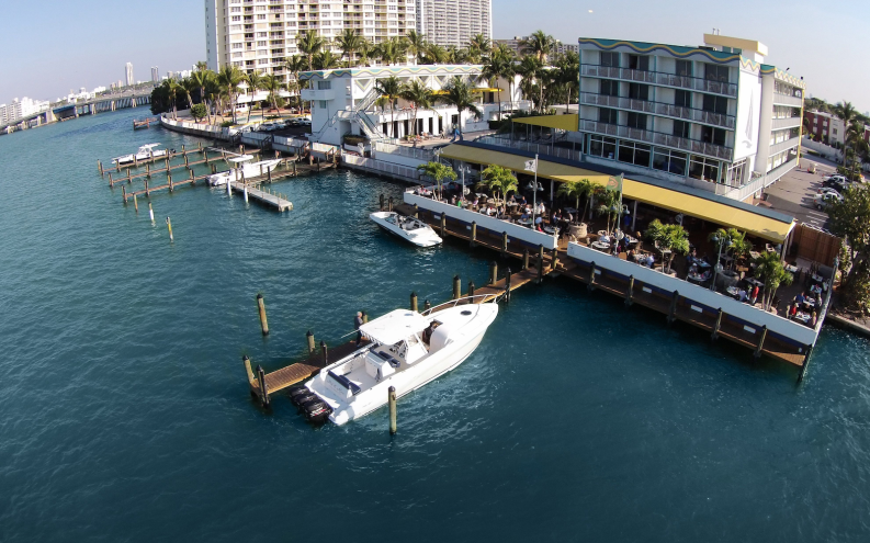 a waterfront restaurant