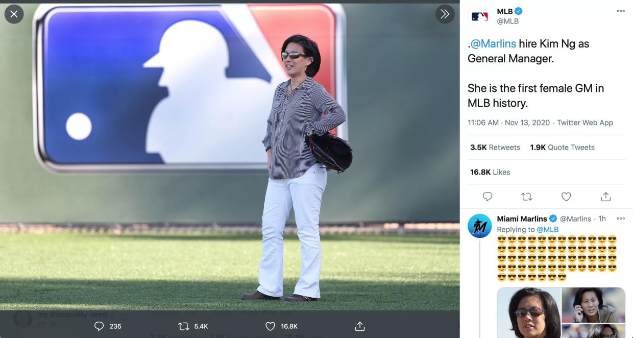 Miami Marlins Hire First Woman General Manager In Major League Baseball History