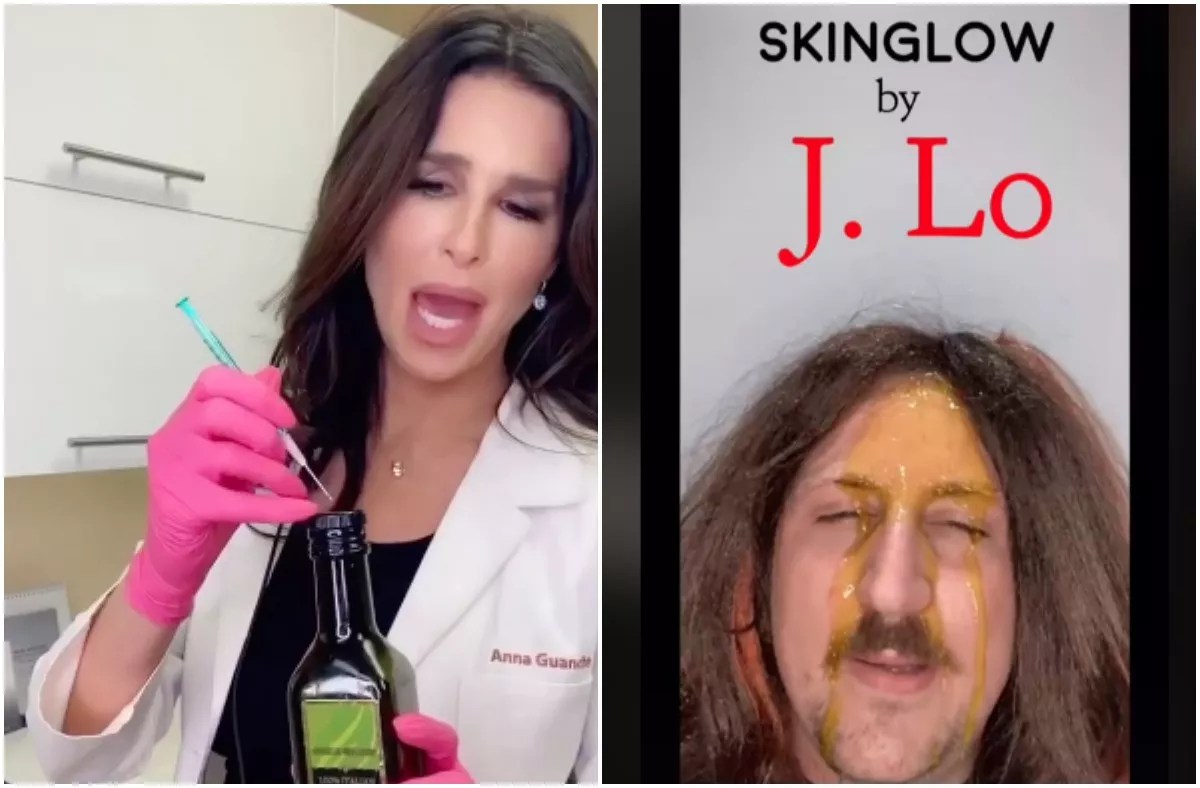 J.Lo’s “Olive Oil” Skincare Routine Gets Meme’d by Dermatologists