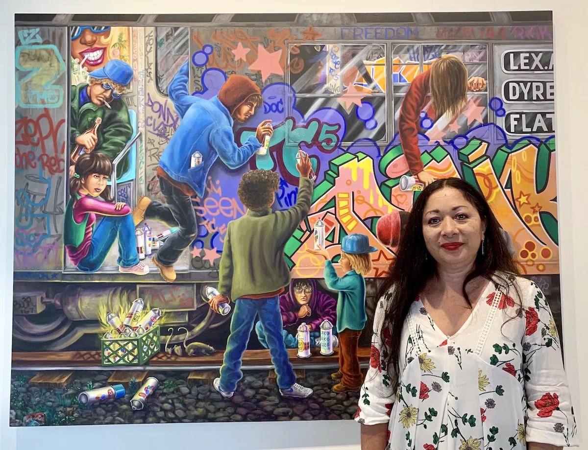 Museum of Graffiti Exhibit Honors Street-Art Royalty, Lady Pink