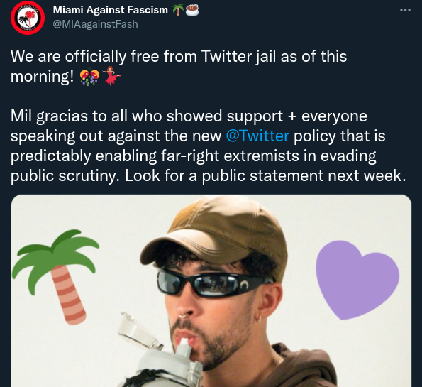 Miami’s Far-Right Groups Wield Twitter’s New Policy Against Anti-Fascist Activists