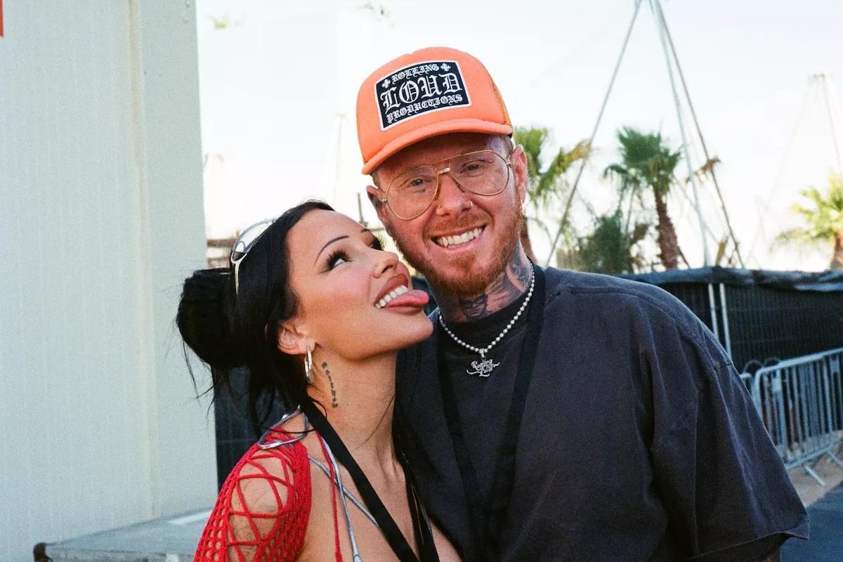 Photo Matt Zingler and his wife in Miami at Rolling Loud Festival