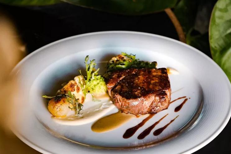 Steak on a plate
