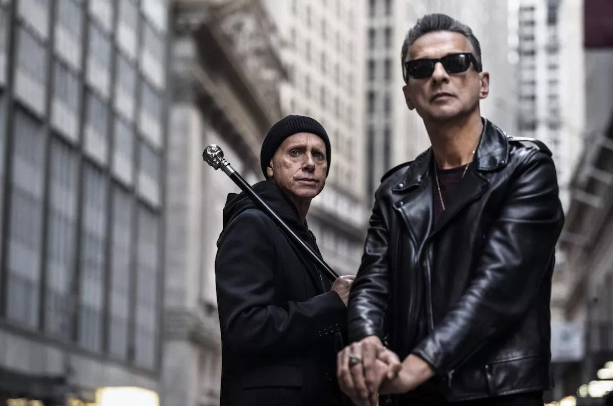 Martin Gore and Dave Gahan of Depeche Mode