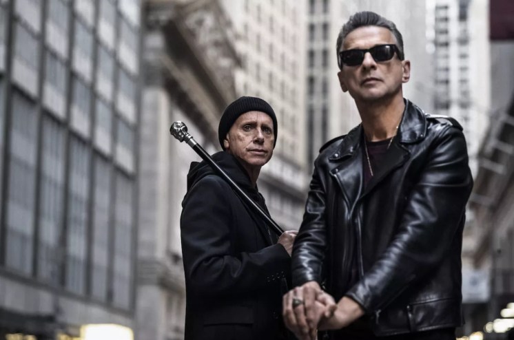 Martin Gore and Dave Gahan of Depeche Mode