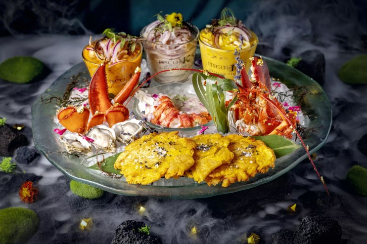 A beautiful dish from Cvi.che 105 in Coral Gables