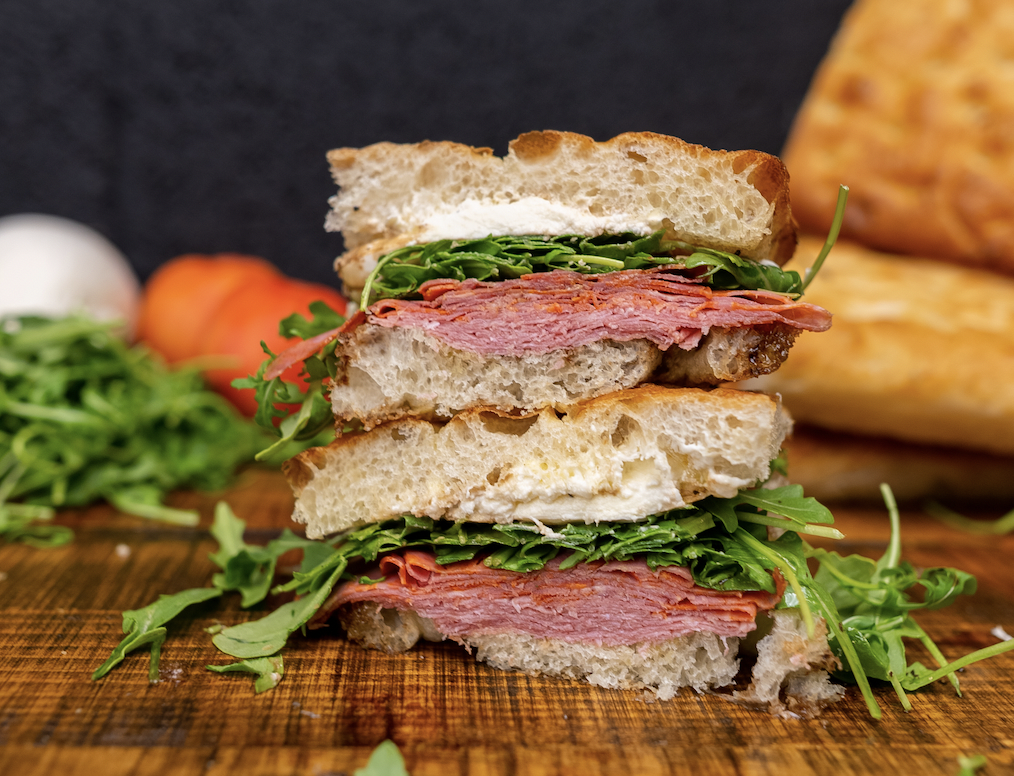 A stack of sanwiches
