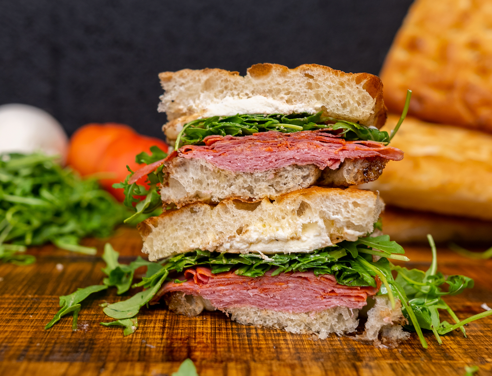 A stack of sanwiches