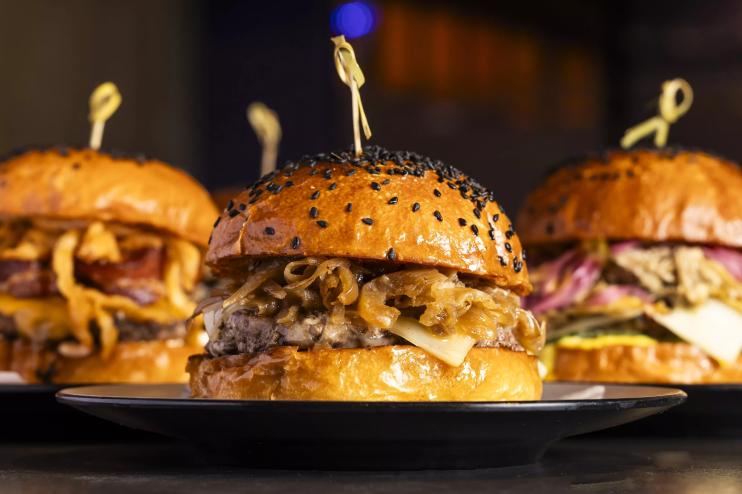 Three burgers from June Dadeland
