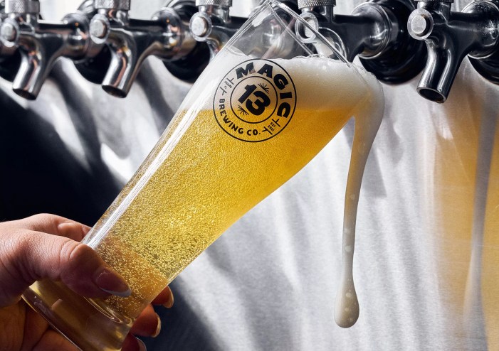 Beer being poured