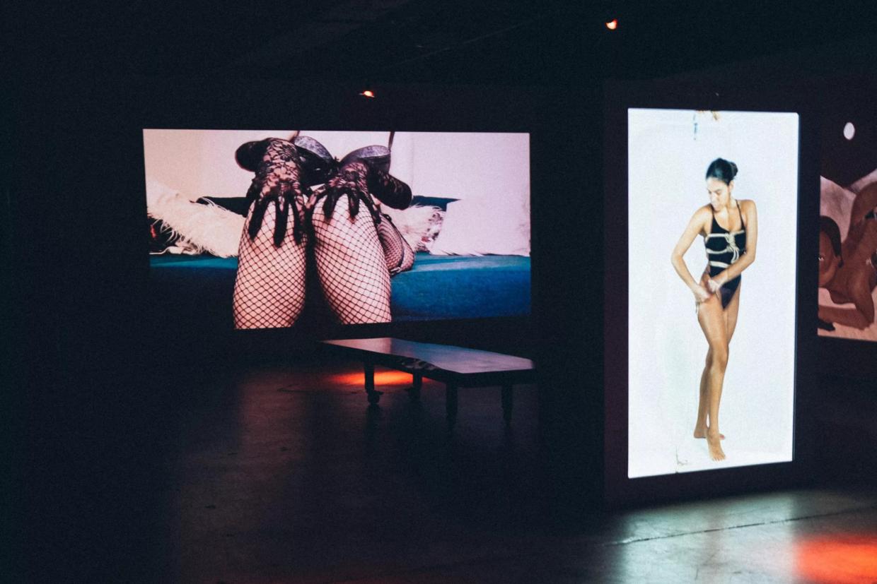 Erotic photographs on display