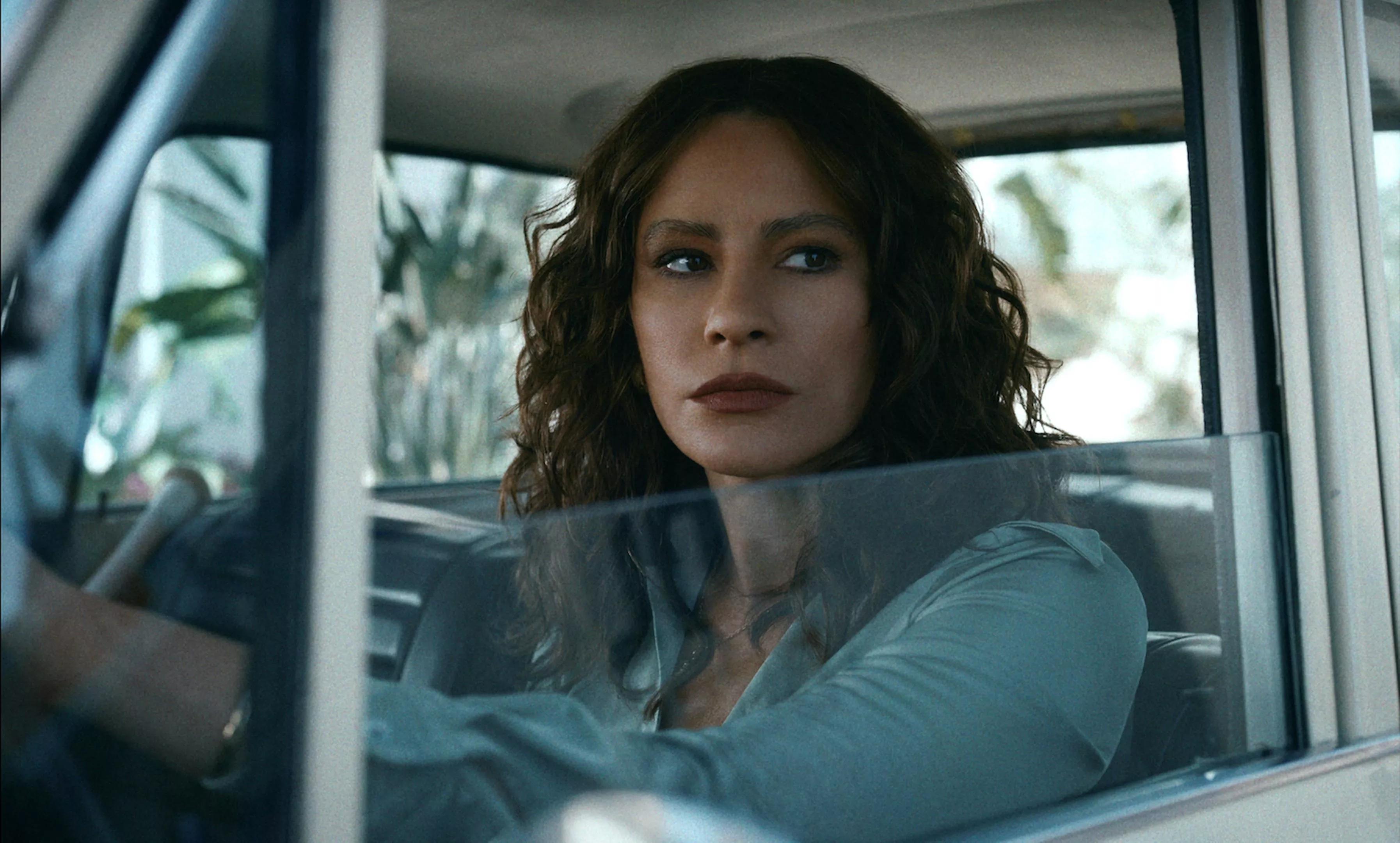 Still from Episode 1 of <i>Griselda</i>, showing Sof