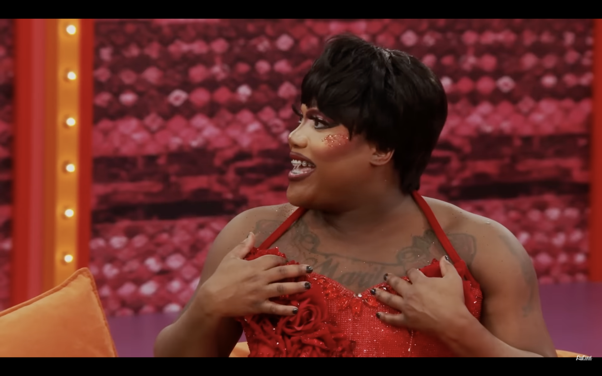 Mhi'ya Iman Le'Paige in the Werk Room