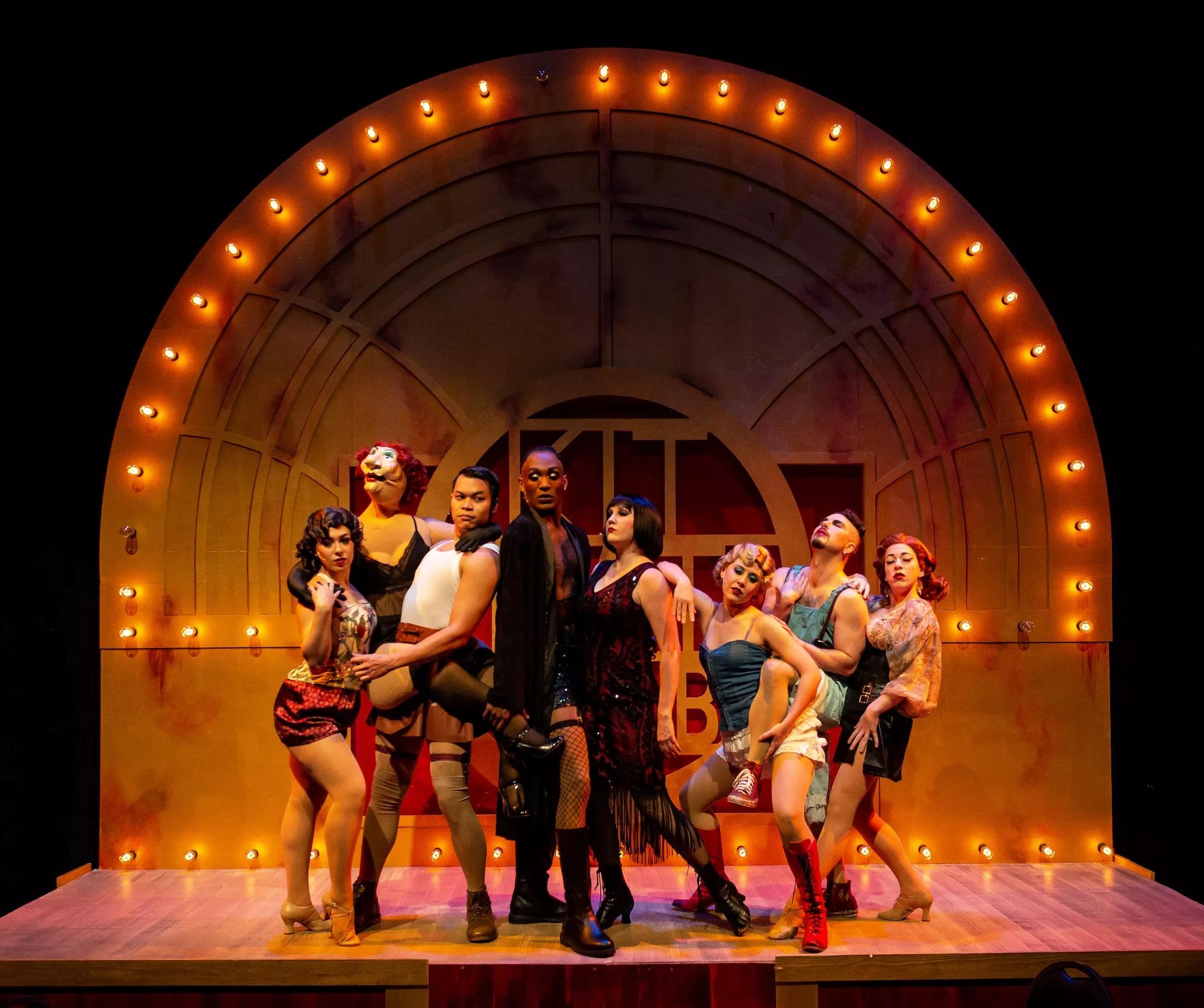 The cast fo Zoetic Stage's production of Cabaret