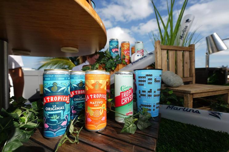 Cans of beer
