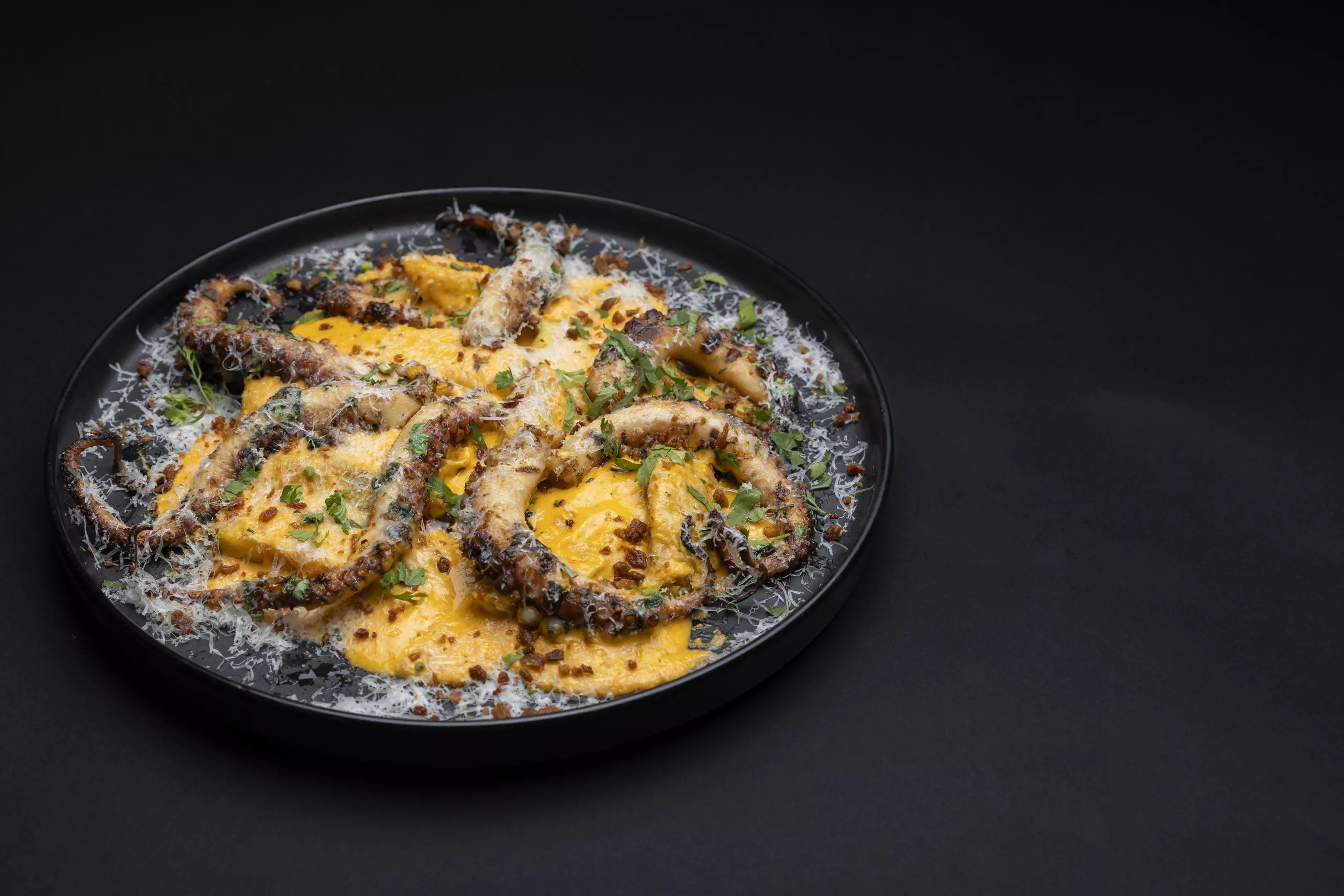 An octopus dish
