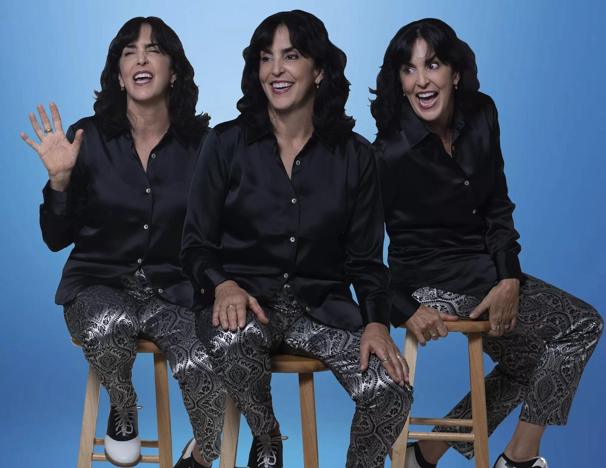 Three images of Elena Maria Garc