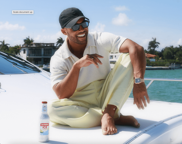 A man smiling on a boat with a hat