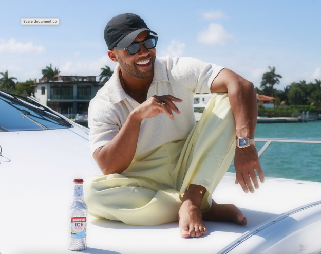 A man smiling on a boat with a hat