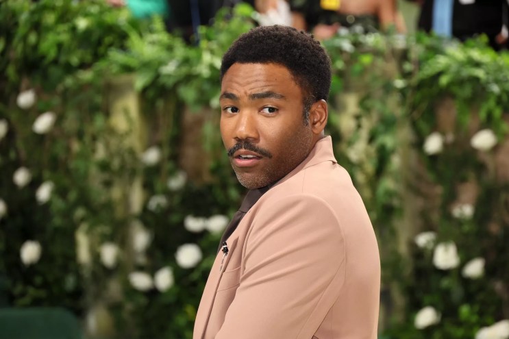 Donald Glover on the carpet for the 2024 Met Gala