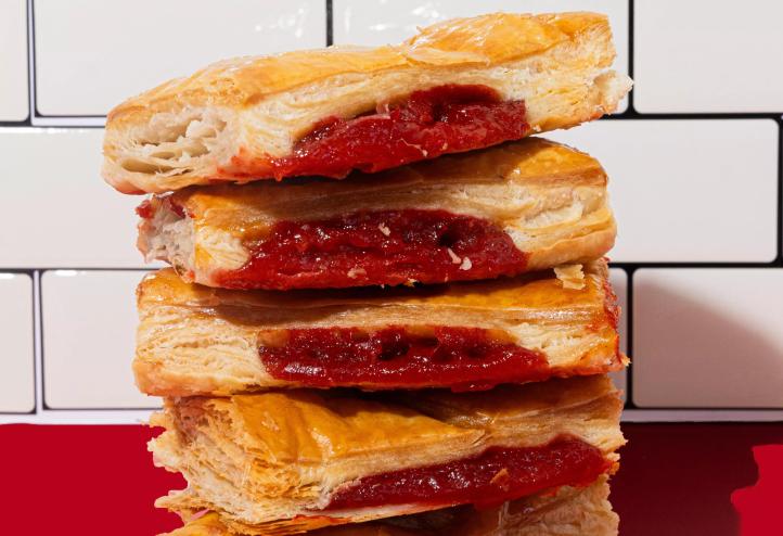 Guava pastelito stack