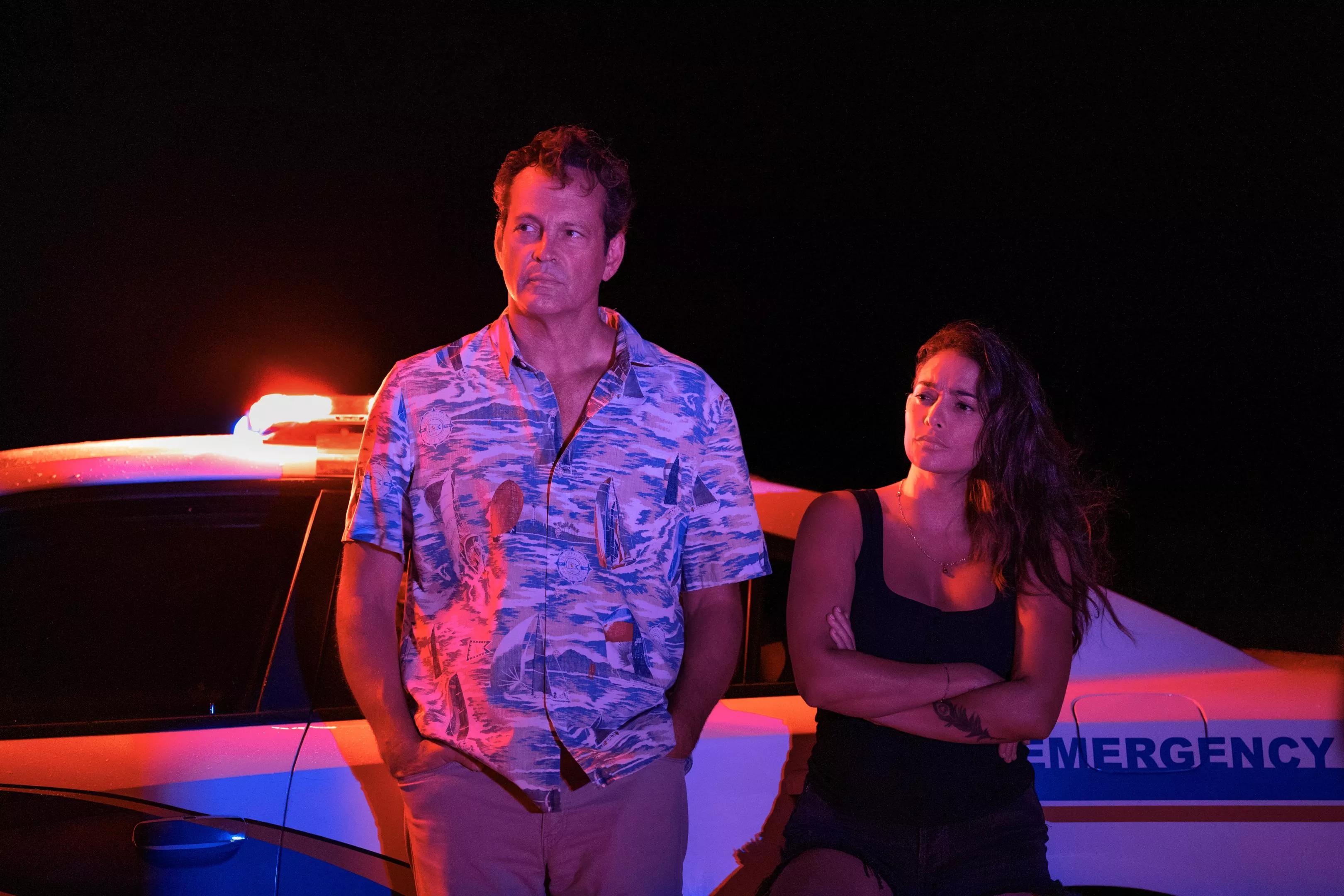 Still of Vince Vaughn and Natalie Martinez in Bad Monkey