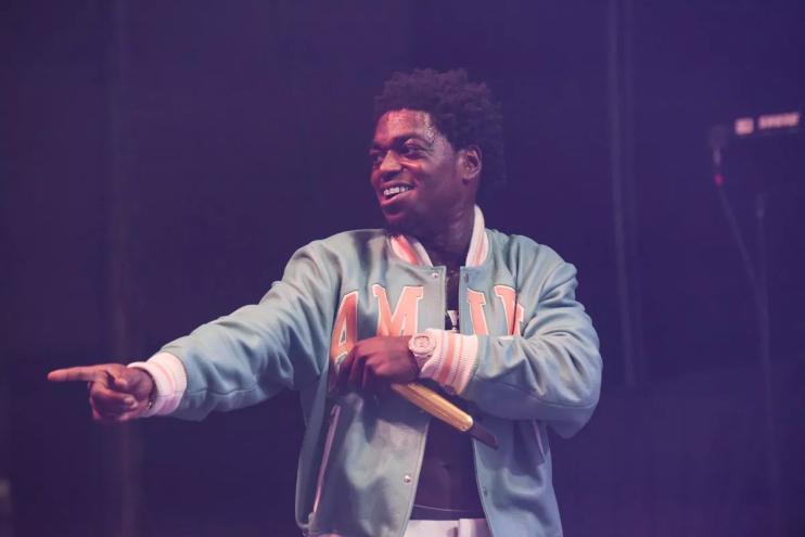 Kodak Black performing at the James L. Knight Center in Miami