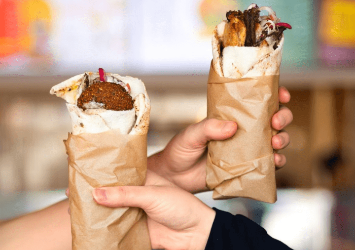 two wraps