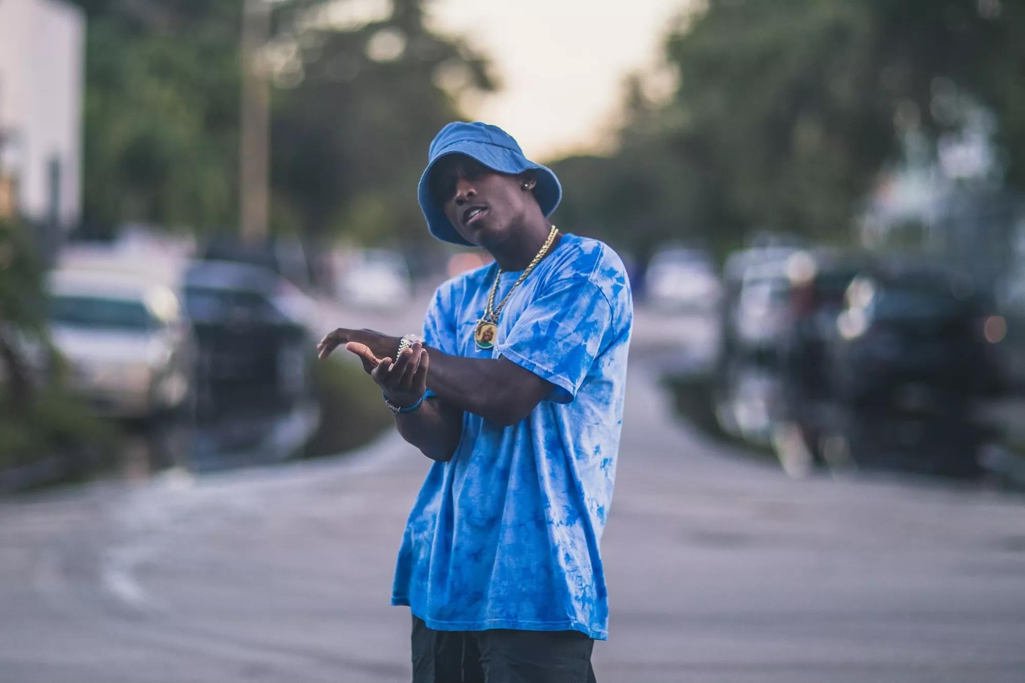 Portrait of rapper FloKid