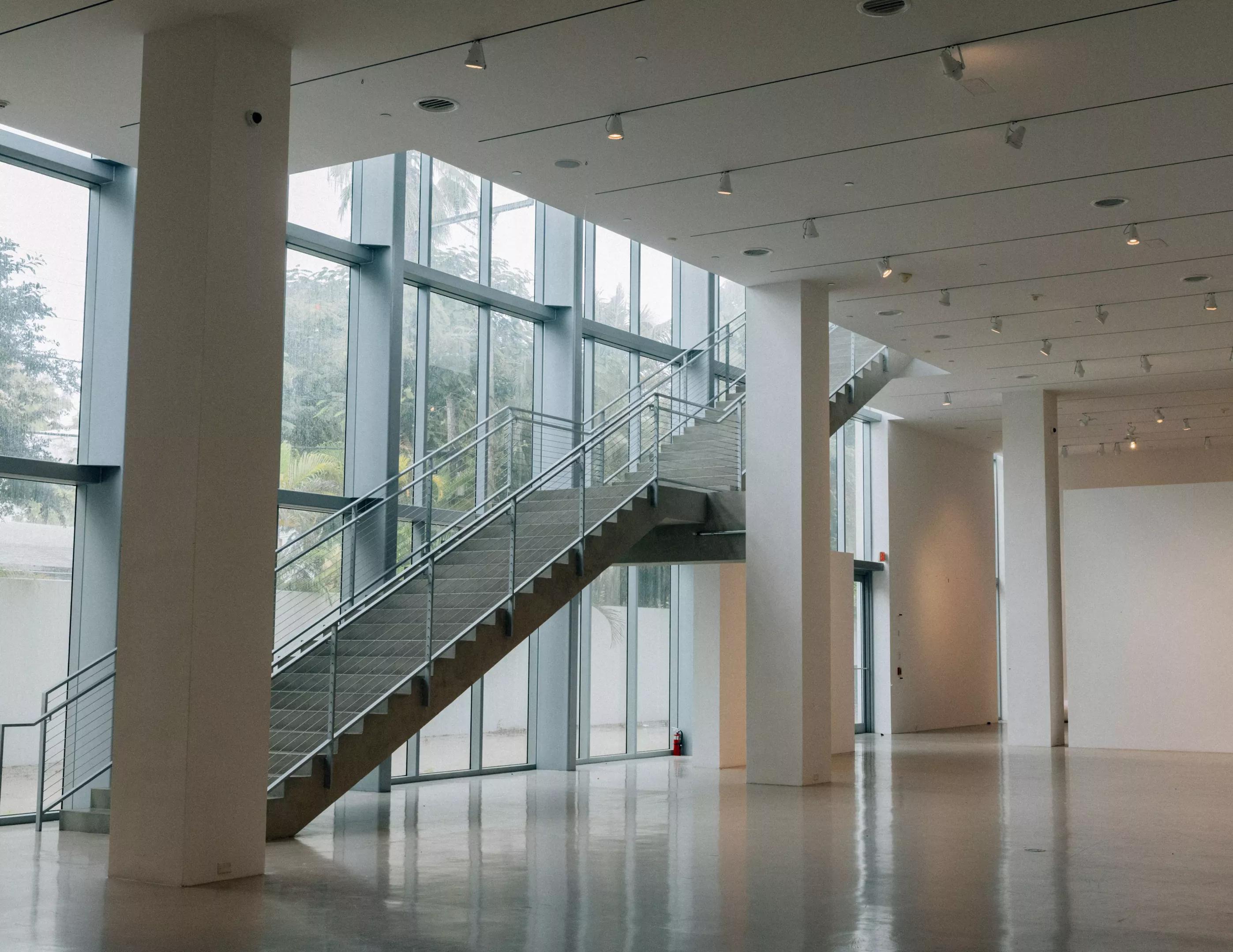 Interior of de la Cruz building in Miami's Design District