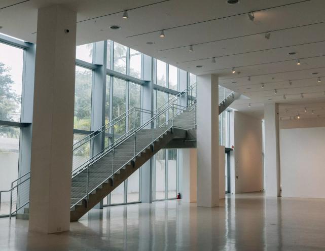 Interior of de la Cruz building in Miami's Design District