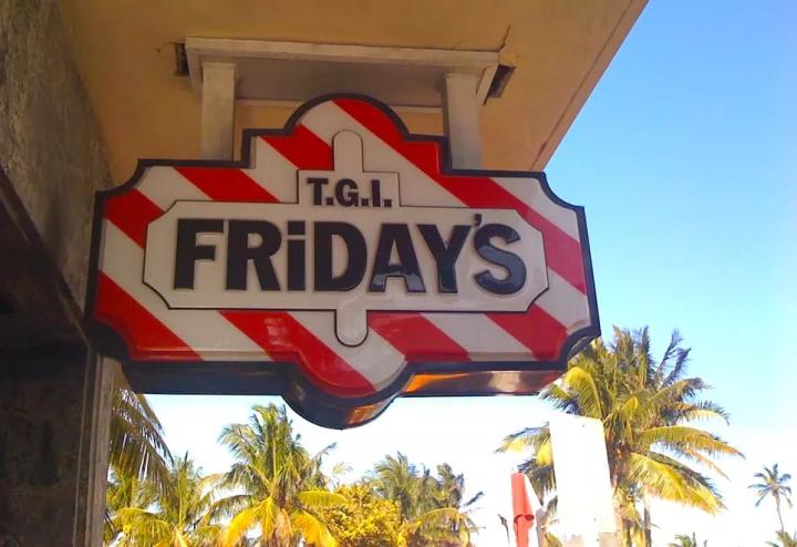 a restaurant sign