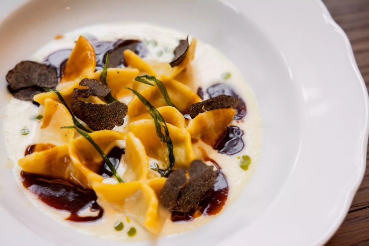 pasta in a plate