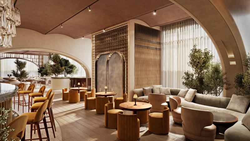 a restaurant