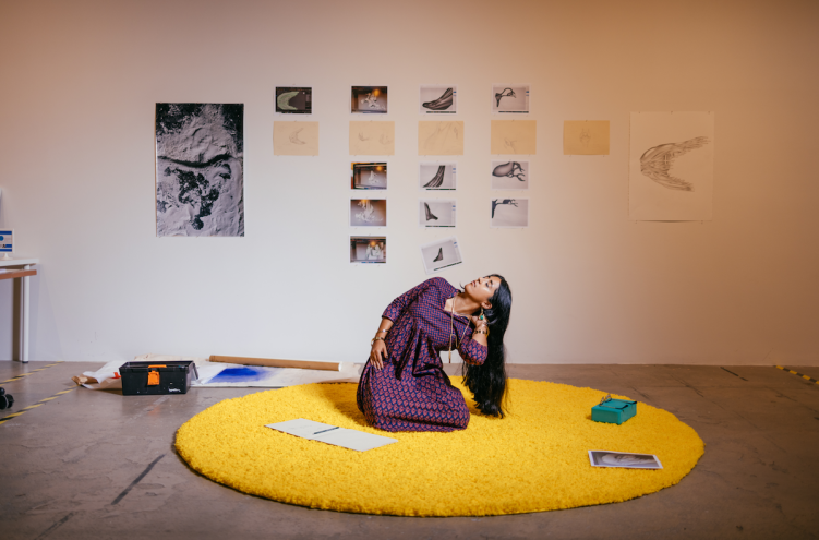 Portrait of artist Smita Sen