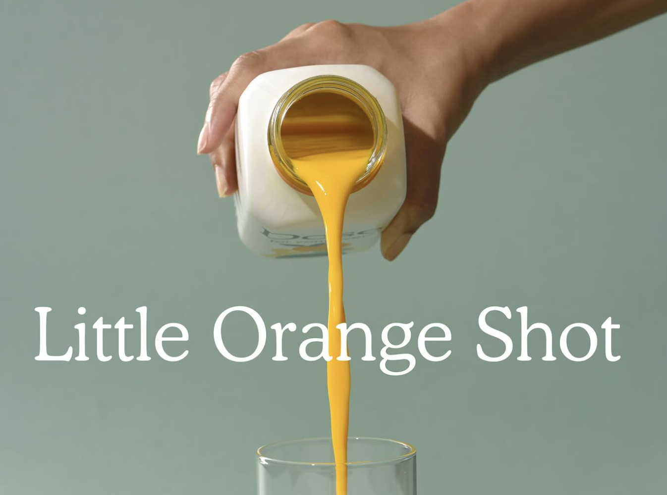 a liquid being poured