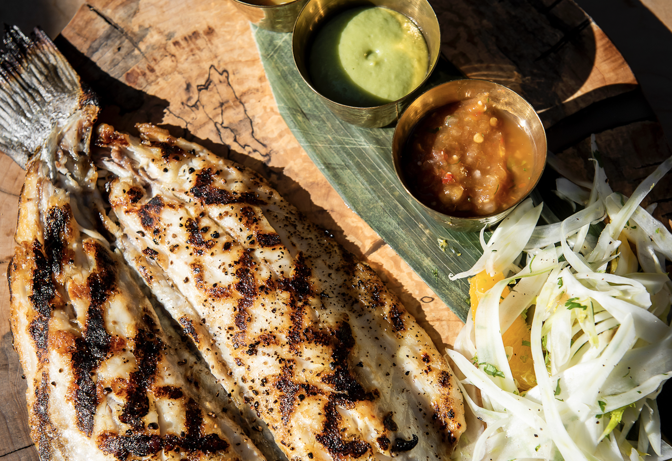 fish and sauces