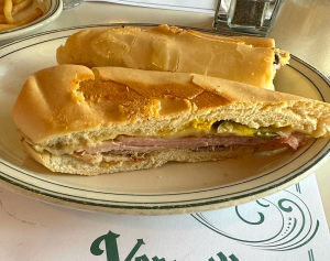 sandwich on a plate