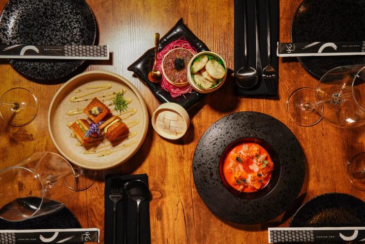 food on table