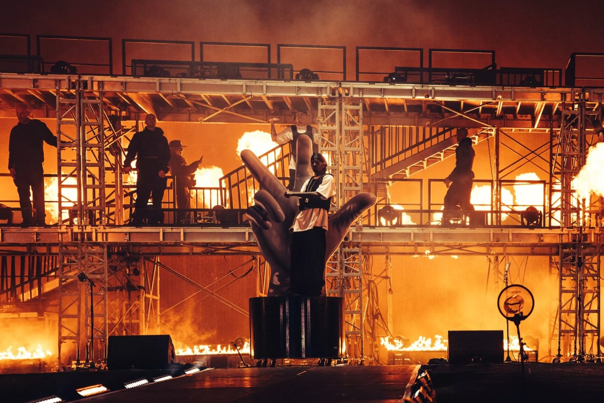 Playboi Carti on stage at Rolling Loud Miami 2024