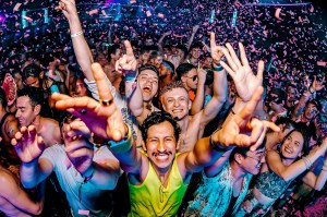 Partygoers at Dreamland NYE in Miami