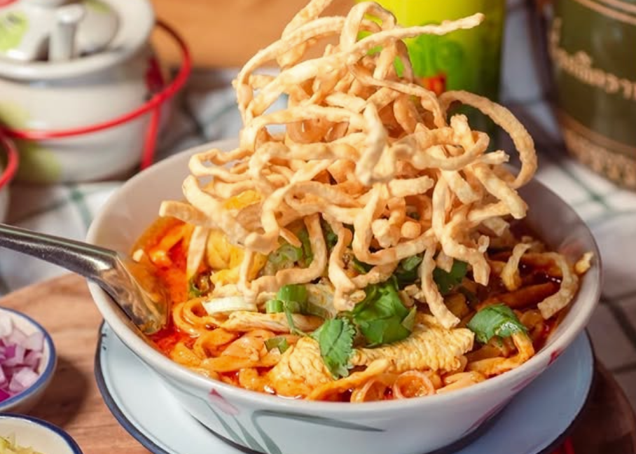 noodles in a bowl