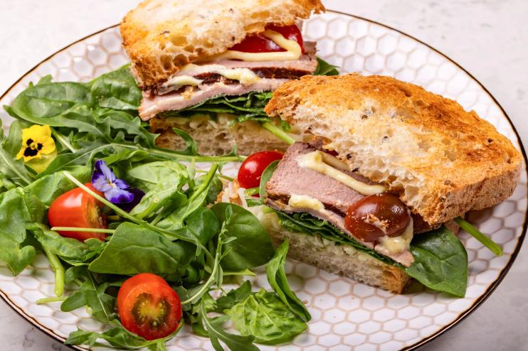 a sandwich