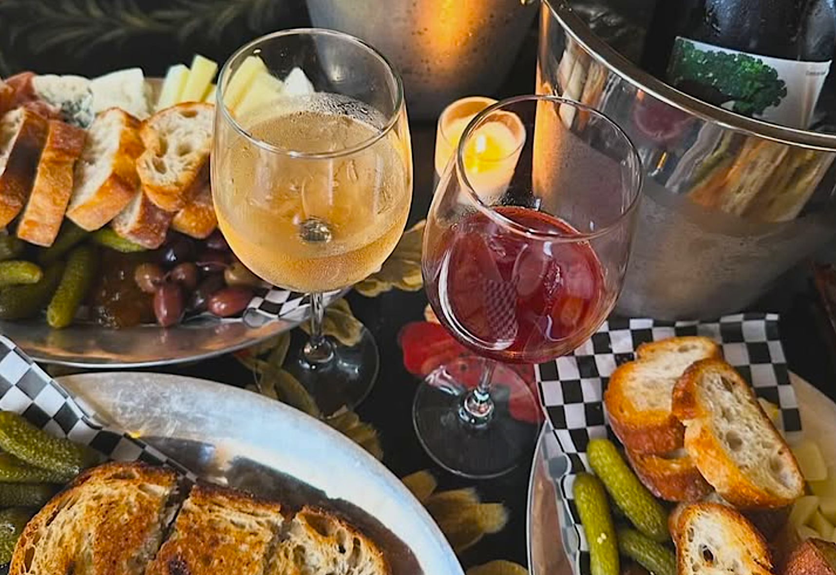 wine and cheese