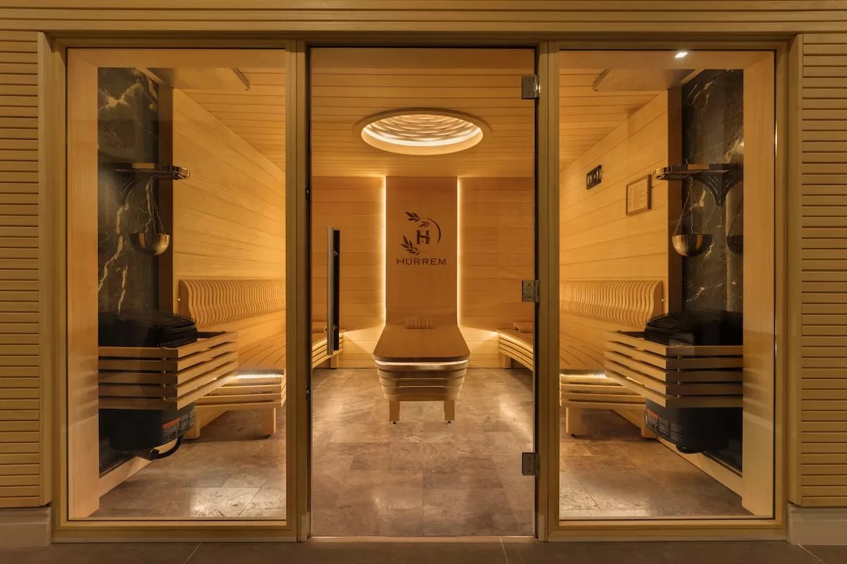 a sauna