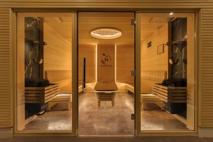 a sauna